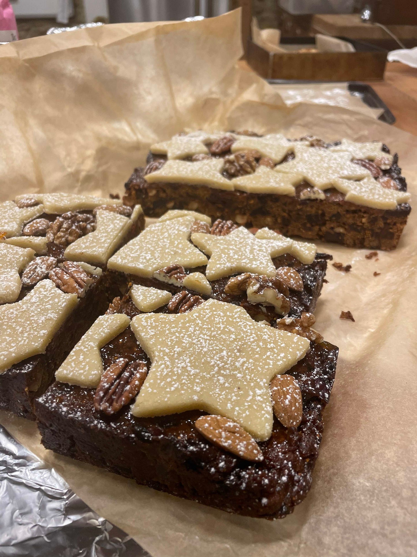 Christmas cake slab