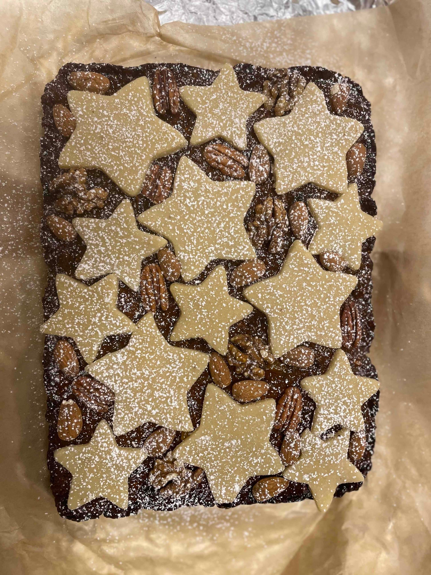 Christmas cake slab