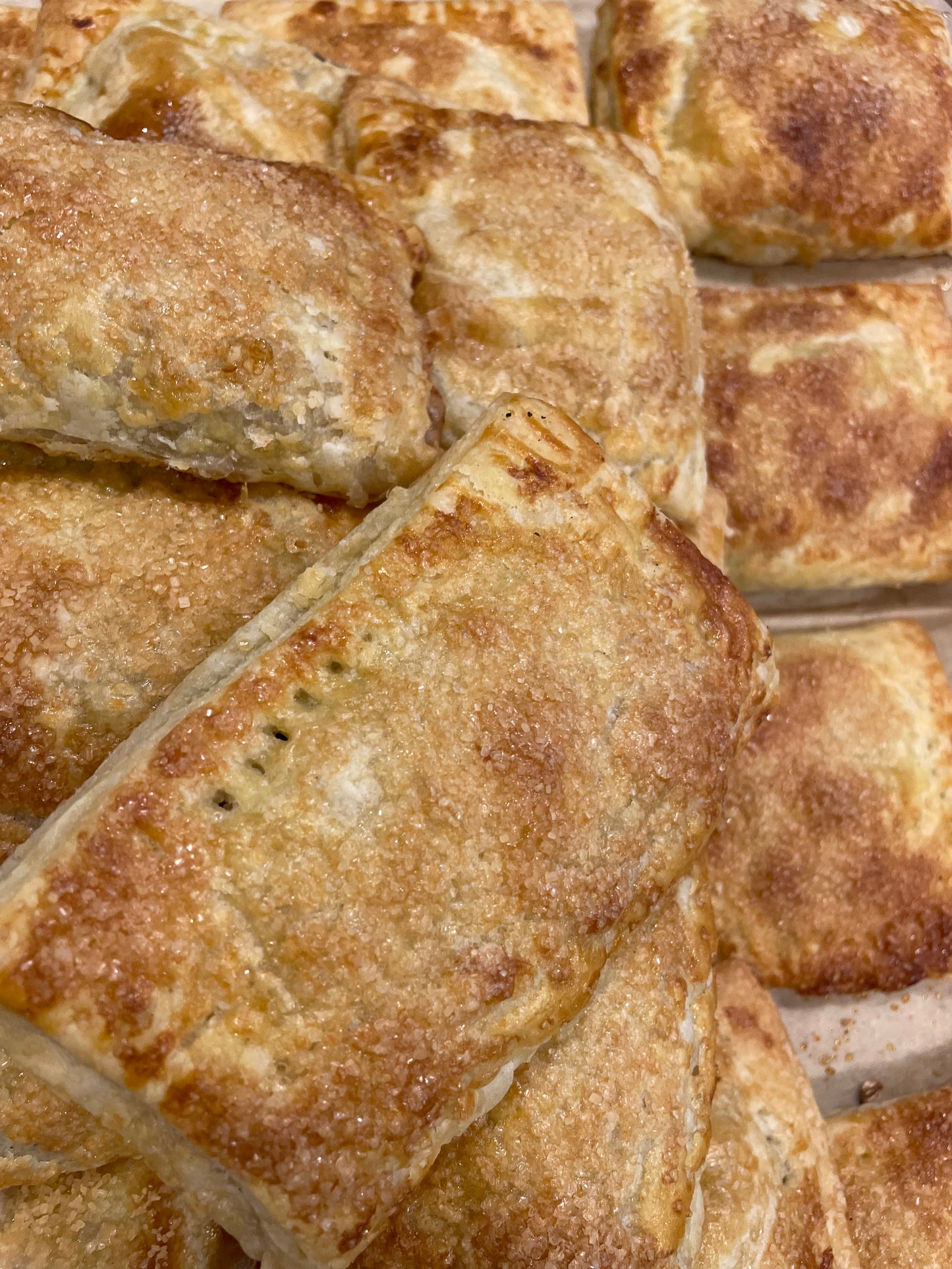 Apple & Custard turnovers