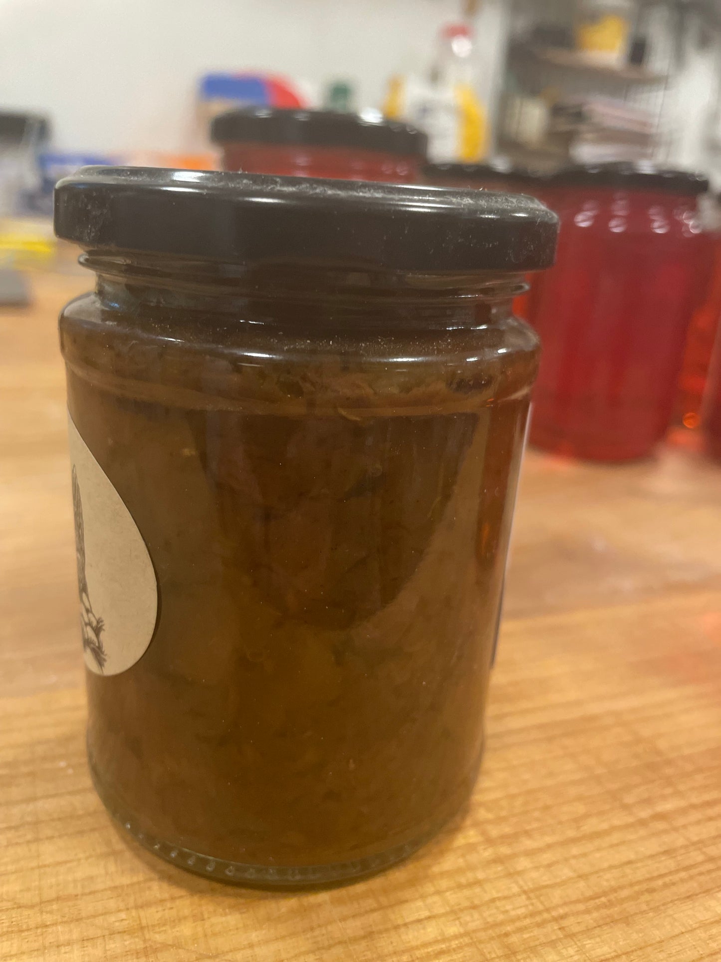 Pear & ginger chutney