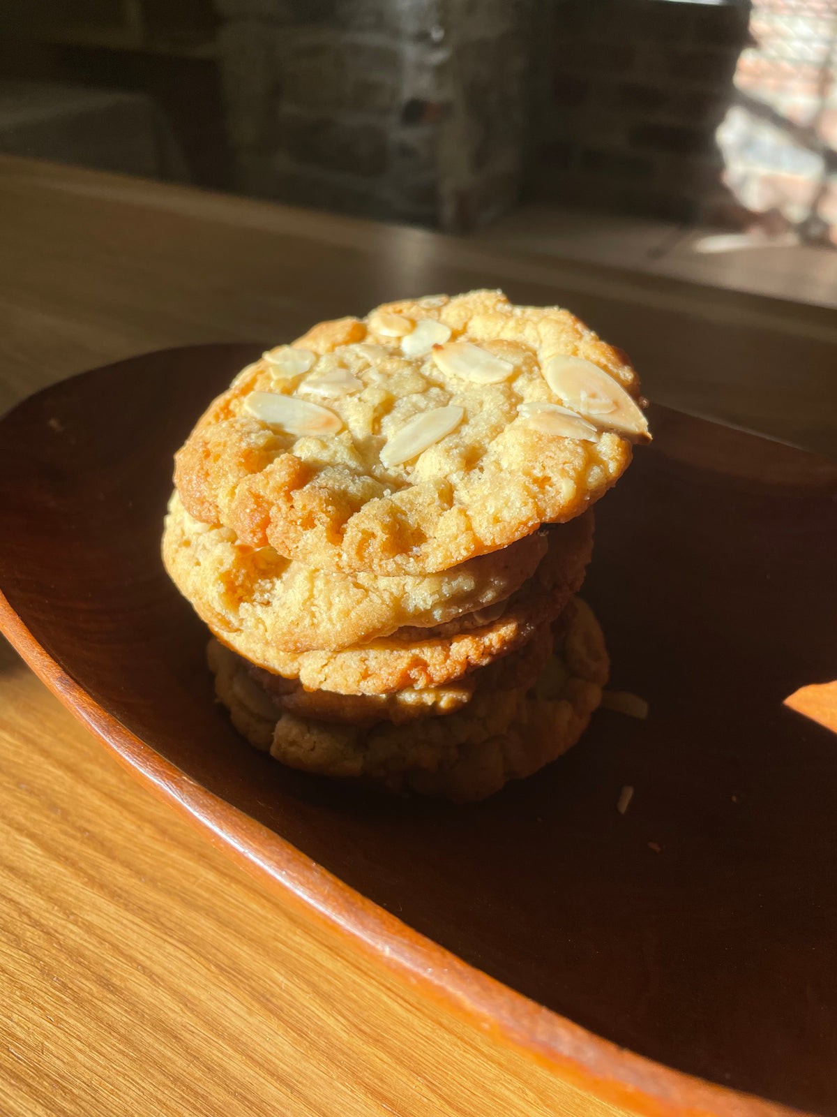 Chewy almond cookies (pack of 6)