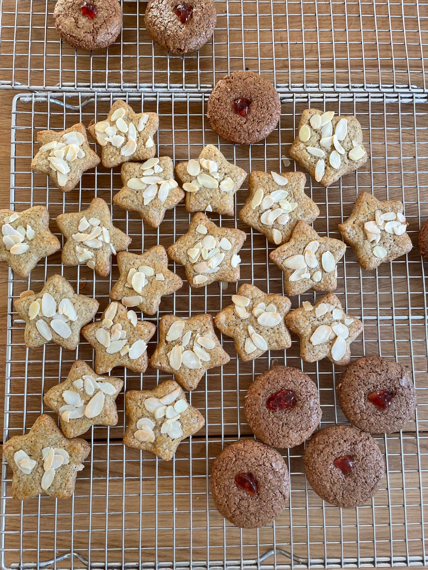 Festive biscuit selection