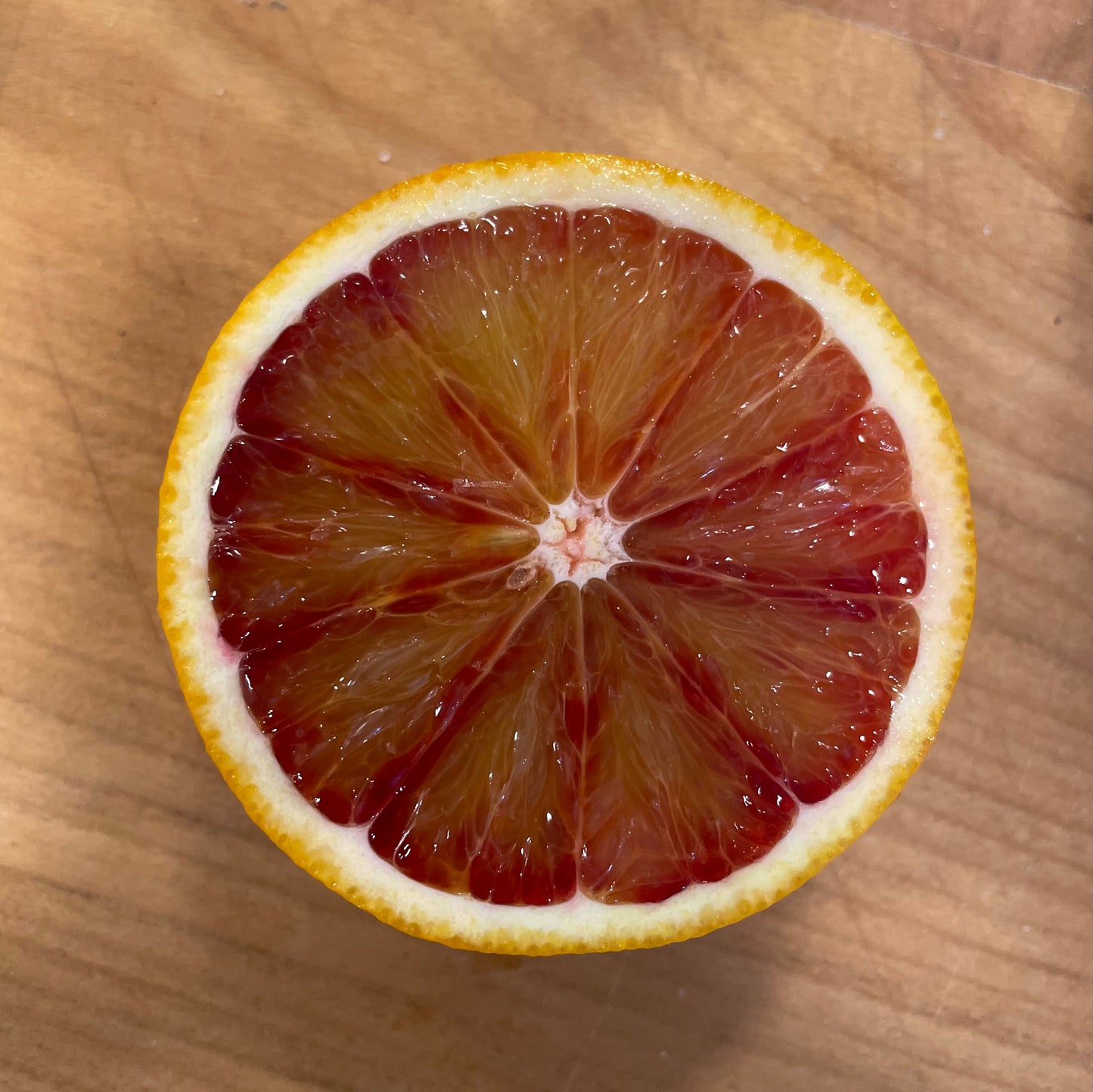 Blood orange & almond danish