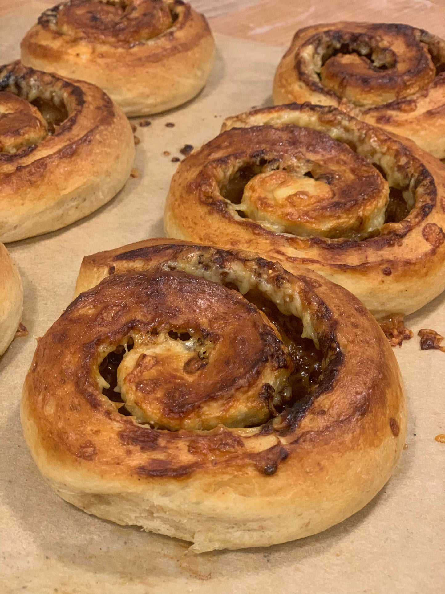 Cheese & marmite swirl