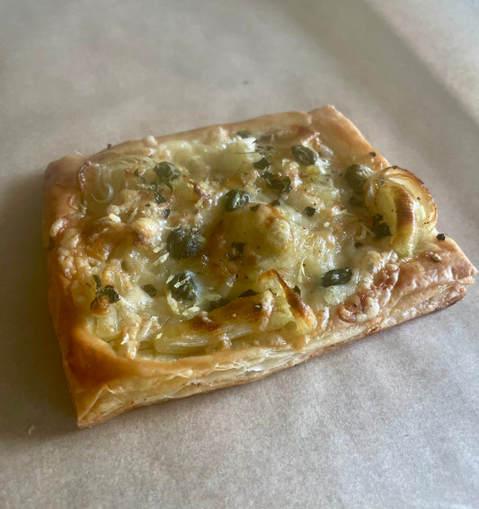 Courgette, feta & herb galette