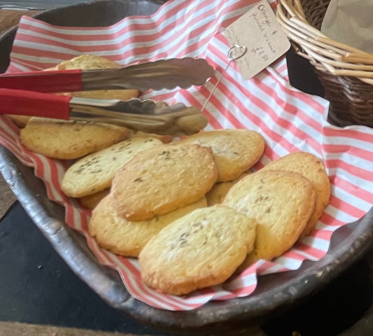 Orange & fennel butter biscuit