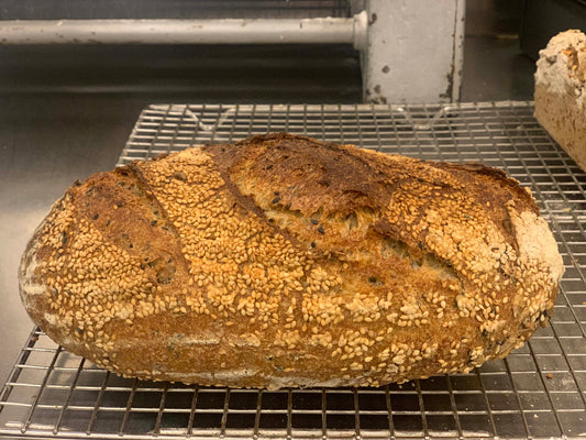 Black & white sesame sourdough