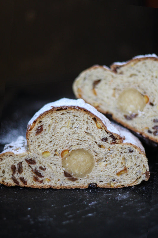Orange & poppy seed stollen