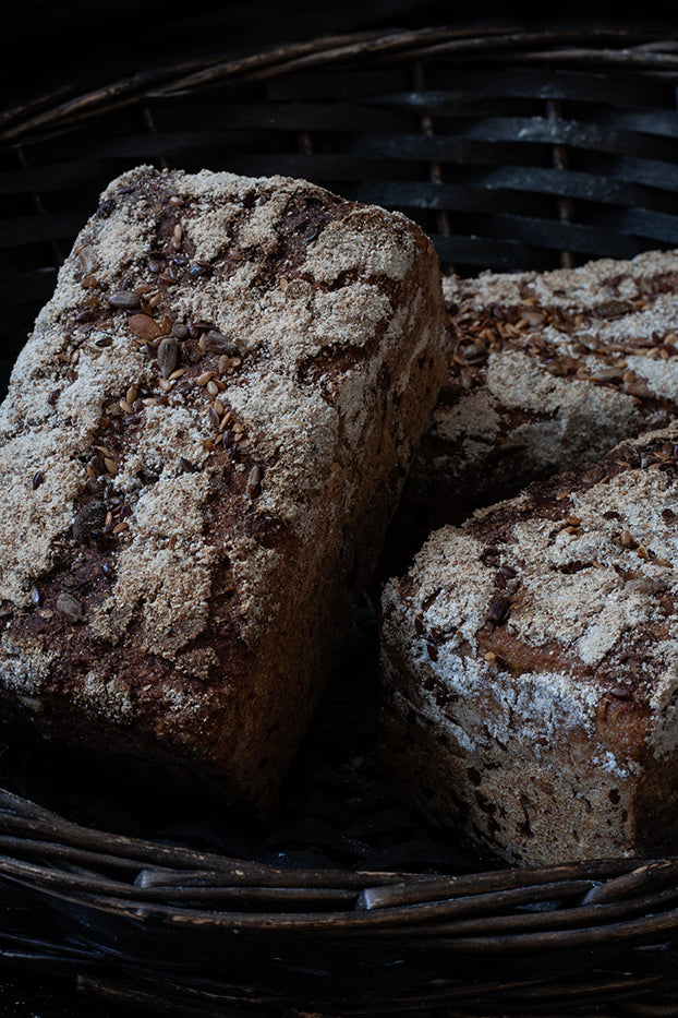 Seeded organic rye sourdough