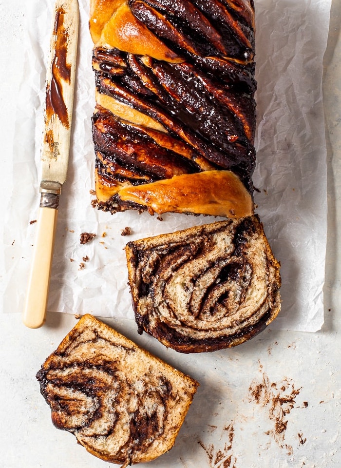 Chocolate orange babka