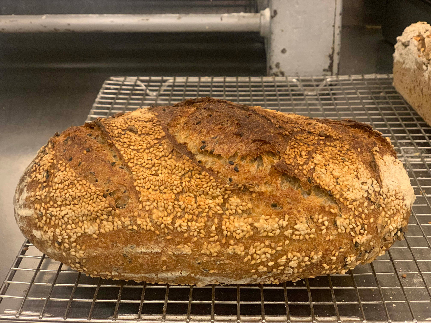 Toasted sunflower seed & sesame seed sourdough